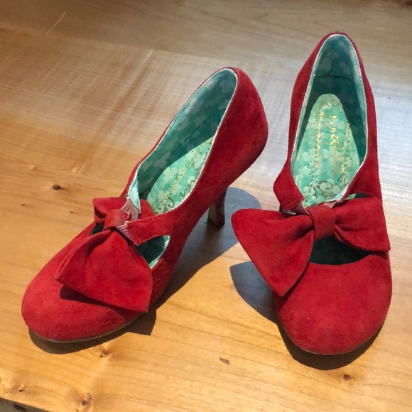 Irregular Choice Shoes - Little red pin up bow tie heels. Great for holidays or classic vintage look.